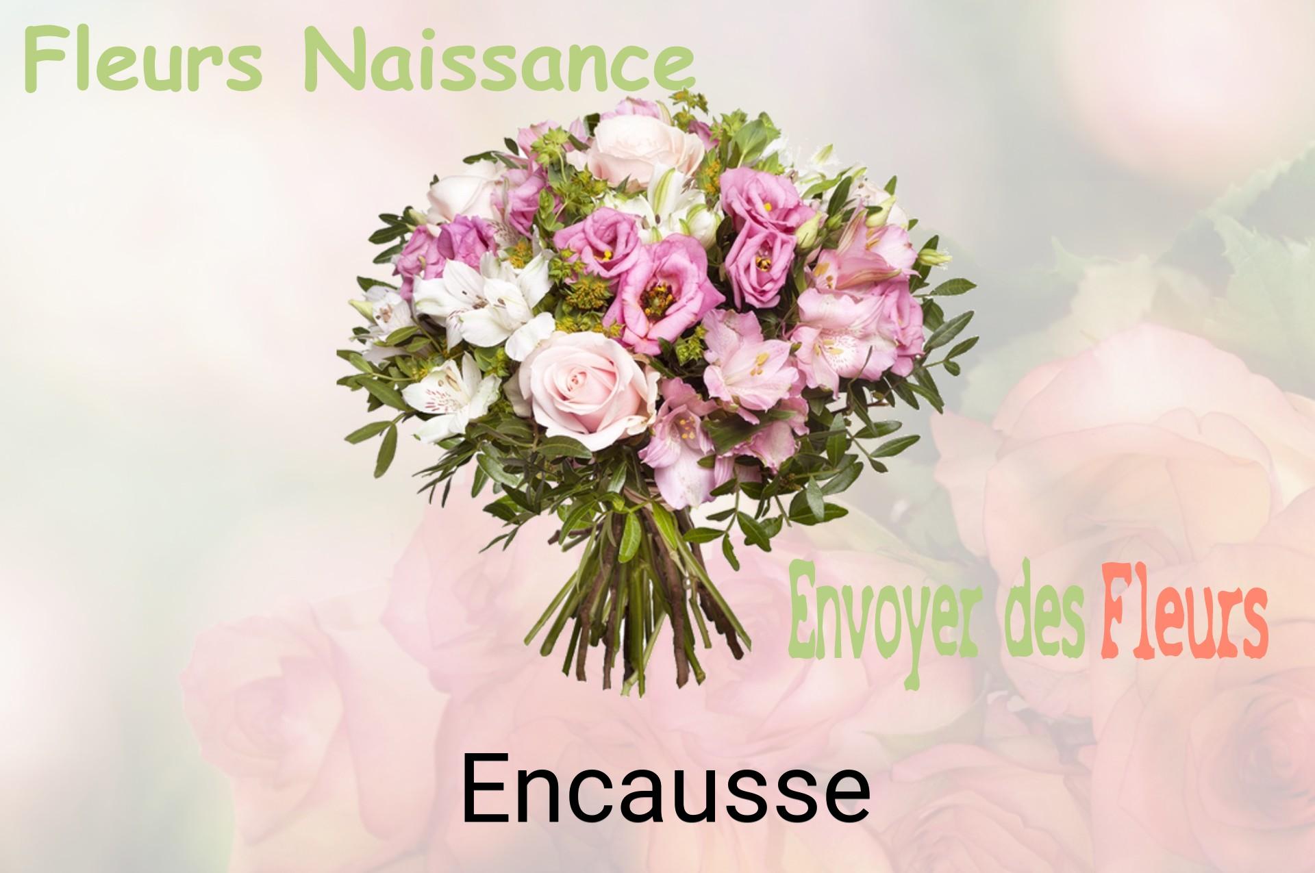 Bouquet de fleurs de naissance livré à Encausse